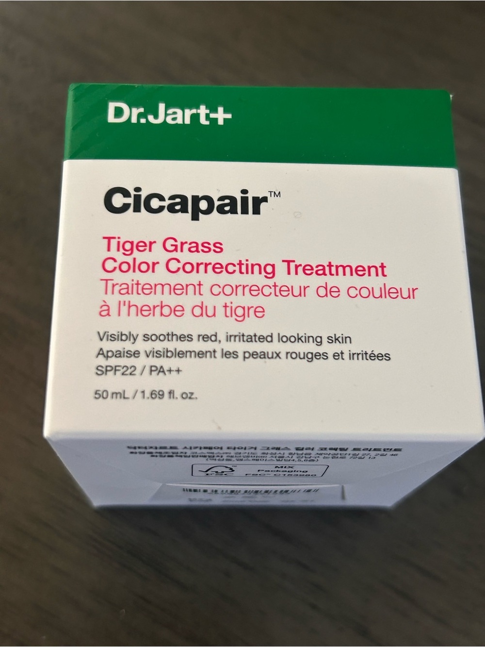 Dr.Jart+ Cicapair Tiger Grass Color Correcting Treatment - White & Green NIB